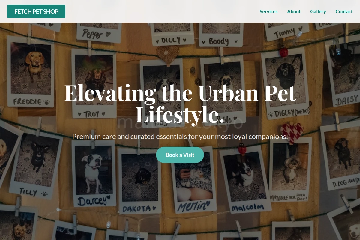 Fetch Pet Shop